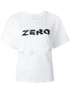 Alyx 'zero' T-shirt, Women's, Size: Xs, White, Cotton