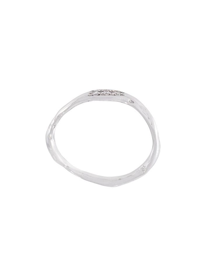 Wouters & Hendrix Gold Diamond Band Ring, Women's, Size: 52, Metallic