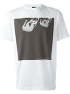Ps By Paul Smith Cycling Print T-shirt, Men's, Size: Medium, White, Cotton