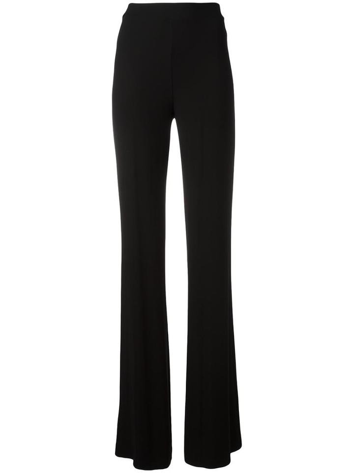 Plein Sud Classic Flared Trousers, Women's, Size: 38, Black, Spandex/elastane/viscose