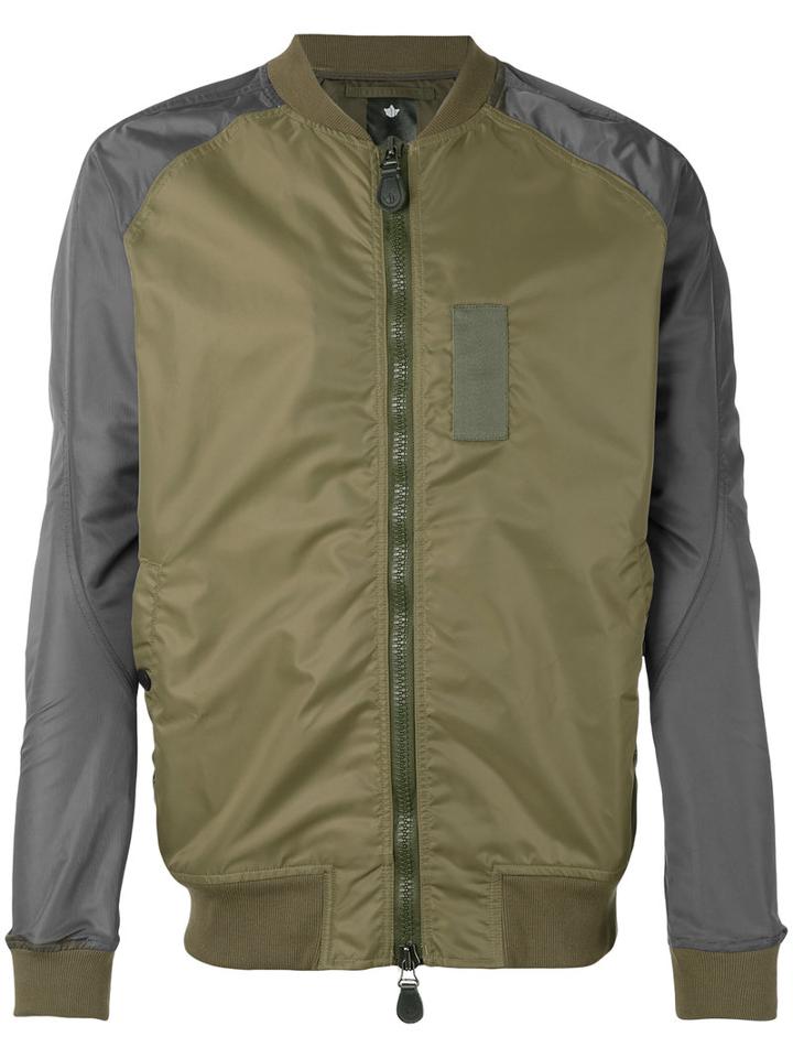 Maharishi - Contrast Sleeve Bomber Jacket - Men - Cotton - L, Green, Cotton
