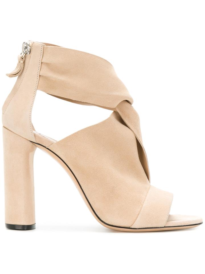 Casadei Crossover Sandals - Nude & Neutrals