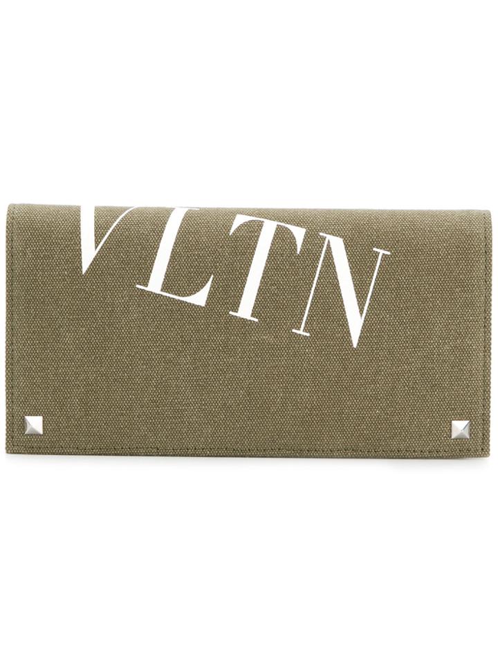 Valentino Valentino Garavani Vltn Rockstud Wallet - Green