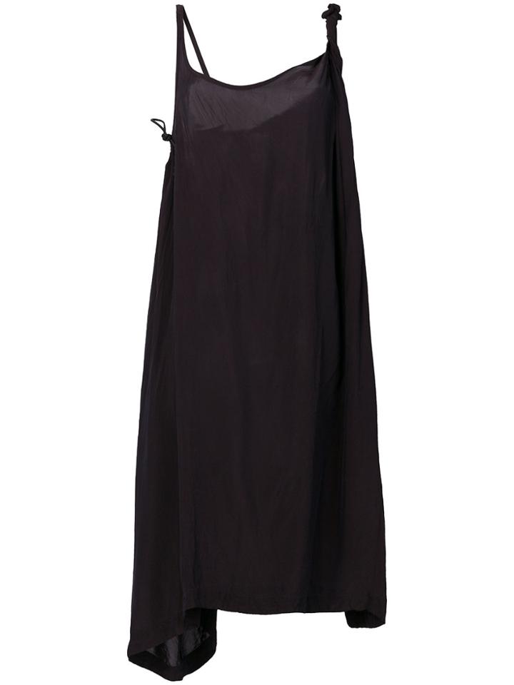 Rundholz Cord Strap Asymmetric Dress - Pink & Purple