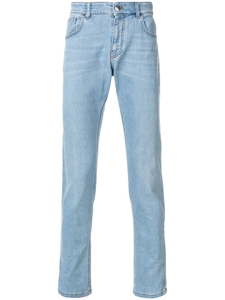 Versus Tiger Patch Jeans - Blue