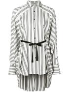 Palmer / Harding Oversized Striped Shirt - White