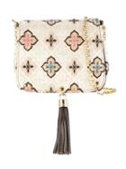 Xaa Embroidered Shoulder Bag, Women's, Nude/neutrals