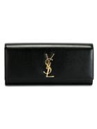 Saint Laurent 'classic Monogram' Clutch - Black