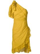 Ulla Johnson Single Shoulder Asymmetric Dress - Yellow & Orange