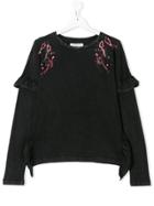 John Galliano Kids Teen Printed Sweatshirt - Black