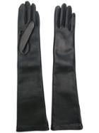 Salvatore Ferragamo Long Gloves - Black