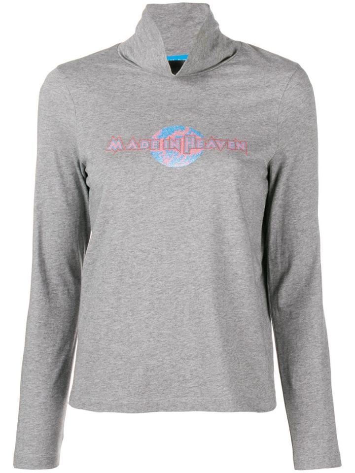 Mih Jeans Heaven Turtleneck Top - Grey