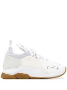 Versace Cross Chainer Low-top Sneakers - White