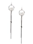 Ann Demeulemeester Blanche Chain And Silver Ball Earrings - Metallic
