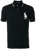 Polo Ralph Lauren Embroidered Logo Polo Shirt - Black