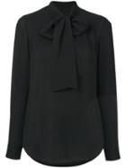 Dsquared2 - Pussy-bow Blouse - Women - Silk - 38, Black, Silk