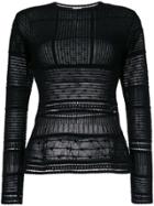 M Missoni Knitted Top - Black