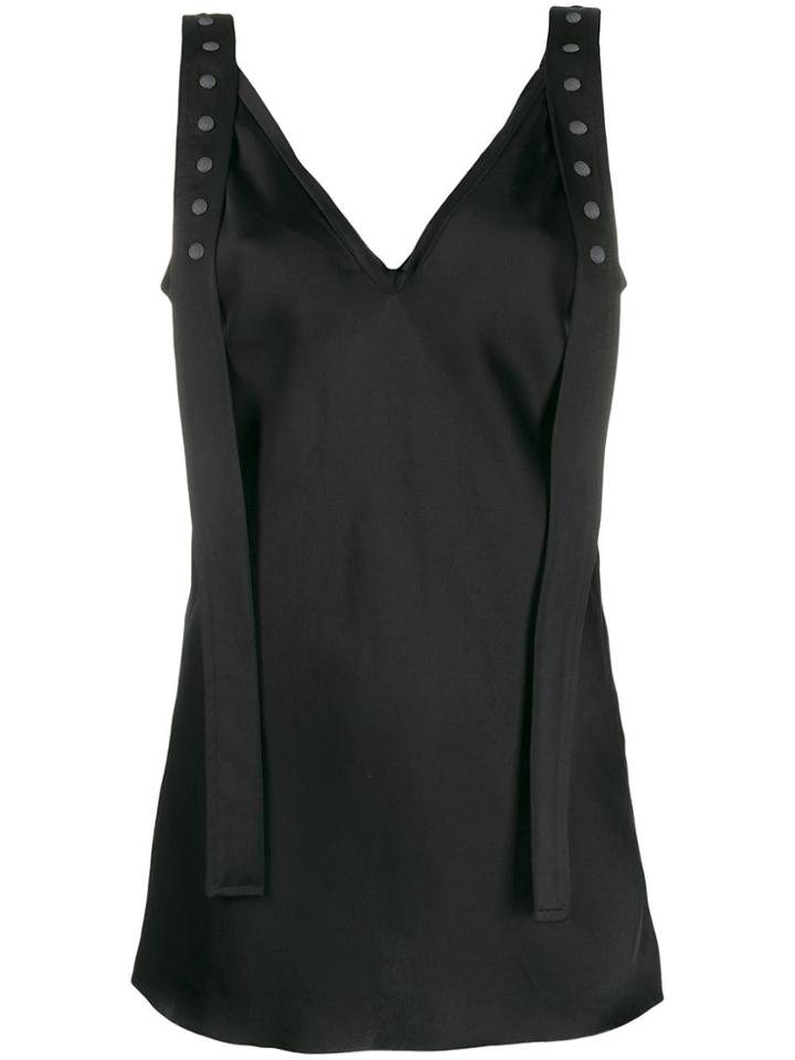 Ilaria Nistri Stud Detail Vest - Black