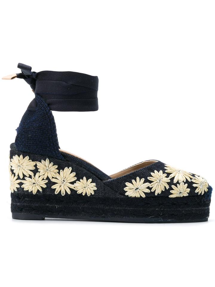Castañer Denim Carina Espadrilles - Blue
