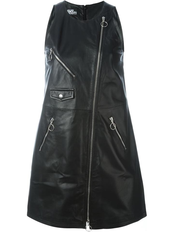 Jeremy Scott Off-centre Zipped Dress