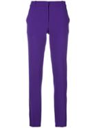 Emilio Pucci Tailored Straight-fit Trousers - Pink & Purple