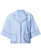 Misha Nonoo - Zadie Top - Women - Cotton - L, Blue, Cotton