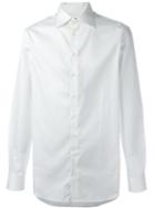 Giorgio Armani Classic Shirt, Men's, Size: 41, White, Cotton