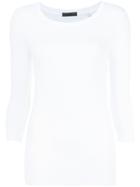 Atm Anthony Thomas Melillo 'ballet Neck' Ribbed Top