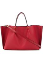 Valentino Valentino Garavani Vlogo Escape Shopper Tote - Red