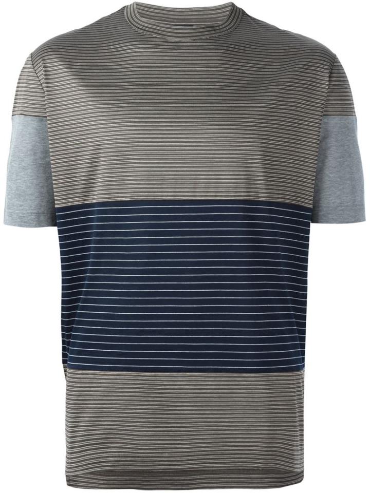 Lanvin Striped Print T-shirt
