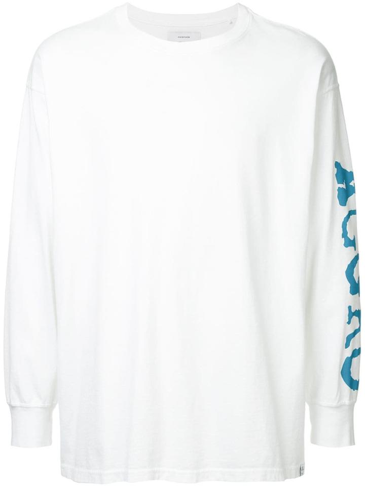 Facetasm Sleeve Print T-shirt - White