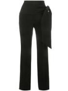 Givenchy Tie-waist Crepe Trousers - Black