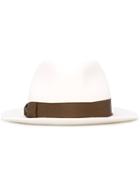 Borsalino Felt Hat, Women's, Size: Medium, White, Wool Felt