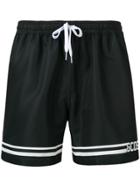 Gcds Logo Swim Shorts - Black