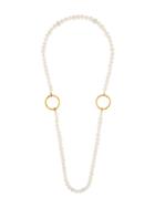 Magda Butrym Hooped Pearl Necklace - White