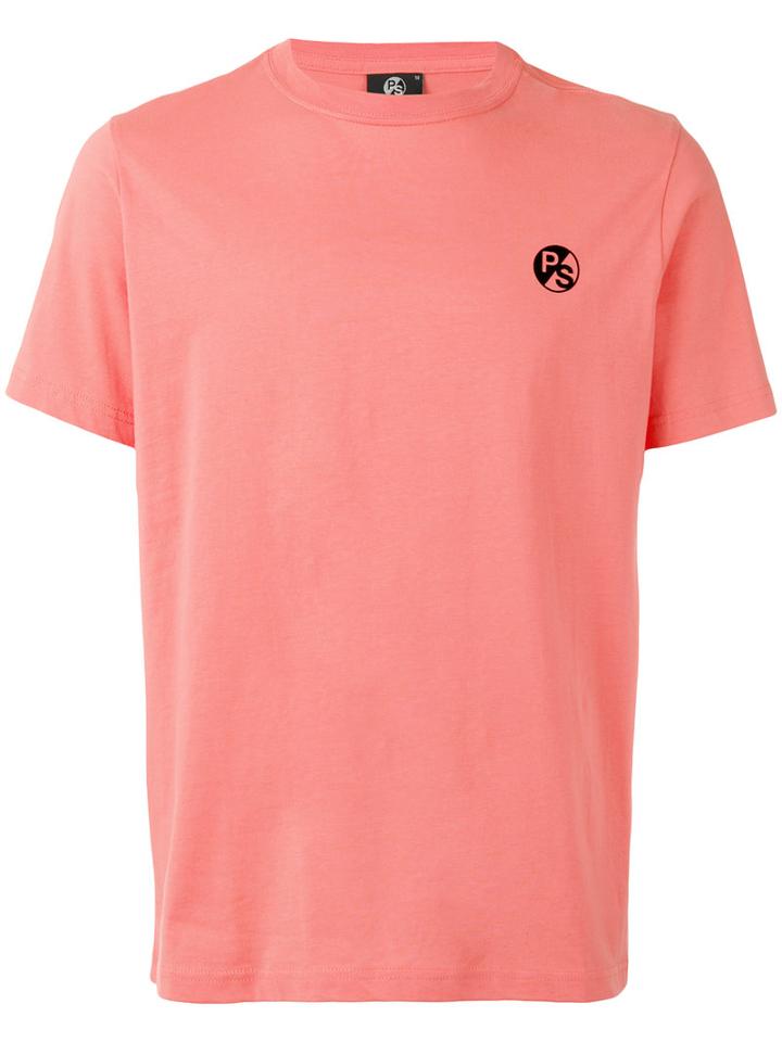 Ps By Paul Smith Logo Print T-shirt, Men's, Size: Medium, Pink/purple, Cotton