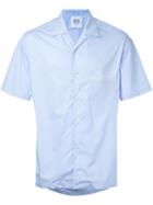 Wan Hung Haina Shirt, Men's, Size: 16, Blue, Cotton