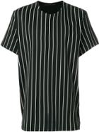 Haider Ackermann Striped Shortsleeved T-shirt - Black
