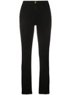 Frame Denim Slim-fit Cropped Jeans - Black