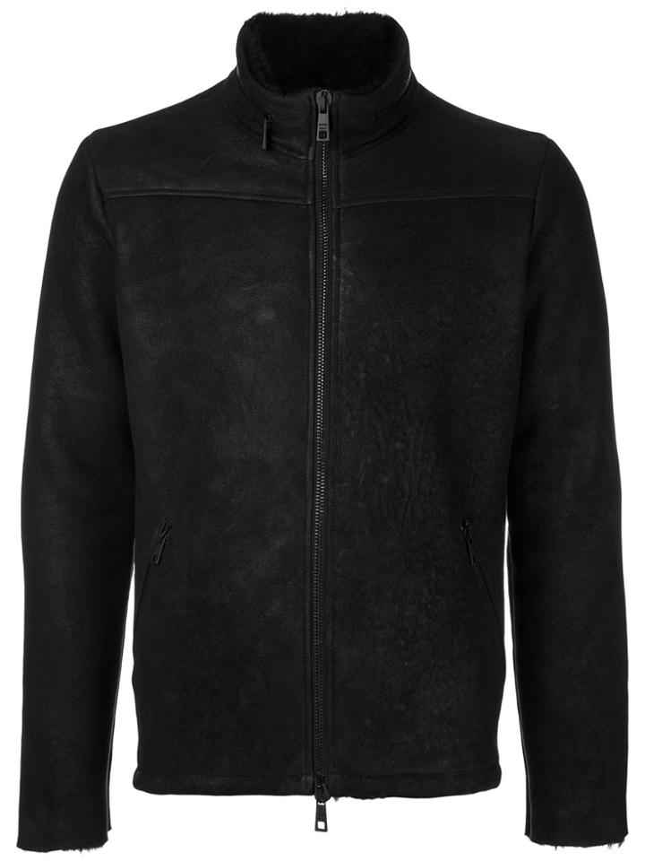 Giorgio Brato Zip Up Jacket - Black