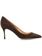 Sergio Rossi Classic Pointed Pumps - Brown