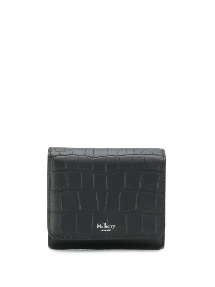 Mulberry Small Continental French Purse - Black