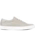 Philippe Model Lace-up Sneakers, Men's, Size: 42, Grey, Calf Leather/leather/cotton/rubber