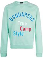 Dsquared2 True Camp Style Print Sweatshirt - Green