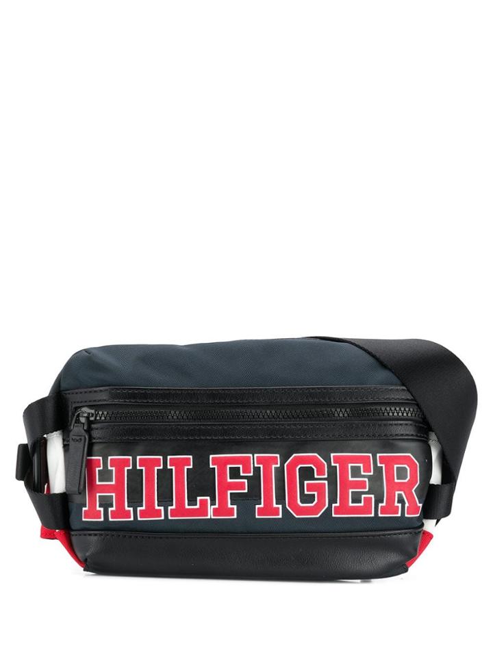 Tommy Hilfiger Contrast Logo Belt Bag - Blue