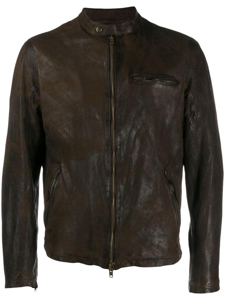 Salvatore Santoro Zipped Pocket Jacket - Brown