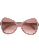 Prada Eyewear Cat Eye Frame Sunglasses, Women's, Pink/purple, Acetate