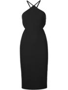 Elizabeth And James Side Cut Out Dress, Women's, Size: 6, Black, Polyester/viscose/spandex/elastane