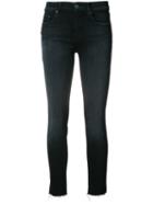 Mother - Skinny Jeans - Women - Cotton/polyester/spandex/elastane - 25, Black, Cotton/polyester/spandex/elastane