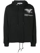 Mcq Alexander Mcqueen Printed Surfer Hoodie - Black